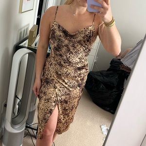 Beautiful satin material dress